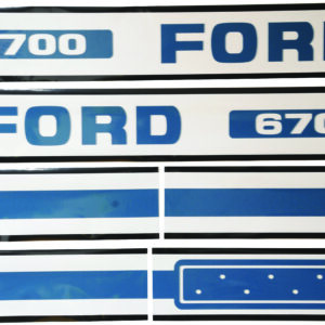 Kit autocollants latéraux Ford 6700