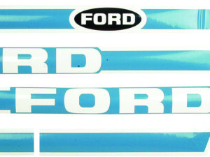 Kit autocollants latéraux Ford 7610, sans cabine