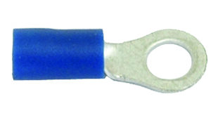 Cosse 5.3mm bleue à plage ronde