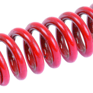 Ressort mécanisme d’embrayage rouge.