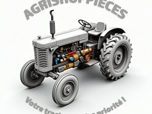 Axe de Train de Pignons - Pompe Multi-Power pour Massey Ferguson